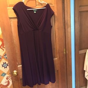 Gorgeous plum dress